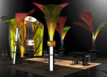L2 Island Displays by E&E Exhibit Solutions