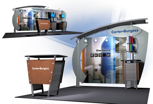 Novo Displays 10x10 custom modular displays