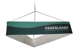 Hanging signs for trade shows