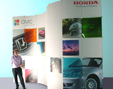 Displays for showrooms by E&E Exhibit Solutions